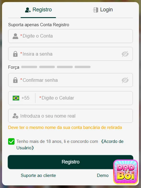 Interação em tempo real com dealers profissionais